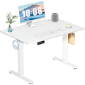 DUMOS 40 Inch Electric Standing Desk Height Adjustable, Sit Kit