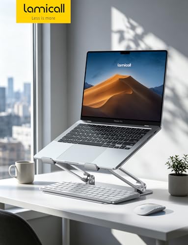 luxury Lamicall Adjustable Laptop Stand, Portable Laptop Riser, for Daily Use