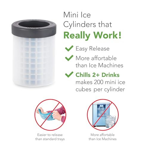 Smart Home Tovolo Mini Ice Cylinder- Squeeze & Release- Set Essentials
