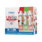 Refreshing Electrolyte LifeSip 6-Pack Variety Pack PN3A - Sugar-Free Fruit Flavor Cartridge Refill - Default Title