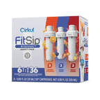 Sugar-Free FitSip 6-Pack Variety Pack HE3H - Zero-Calorie Multi-Flavor Sip Pods for Water Bottle - Default Title