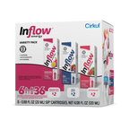 Natural Fruit Flavored Inflow Energy 6-Pack Variety Pack VCUW - Electrolyte Hydration Enhanced Taste Cartridges - Default Title