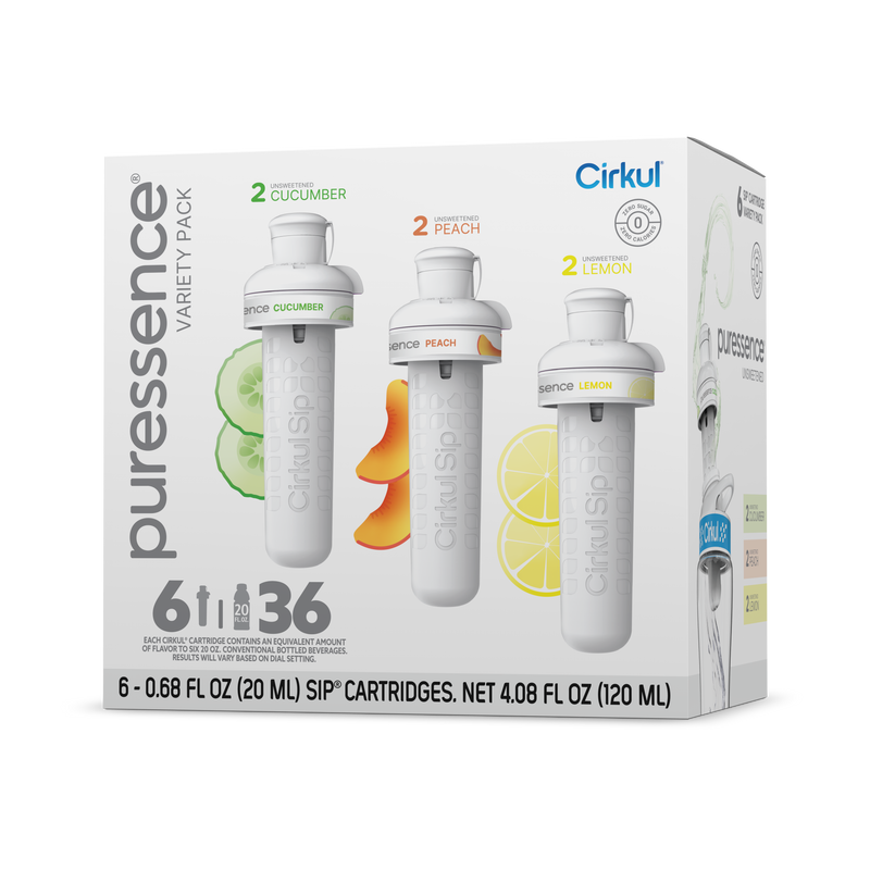 Refreshing Electrolyte Puressence 6-Pack Variety Pack 3T3F - Vitamin-Infused Natural Refreshing Flavor Core - Default Title