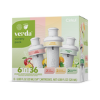 Natural Fruit Flavored Verda 6-Pack Variety Pack CT2I - Electrolyte Hydration Enhanced Taste Cartridges - Default Title
