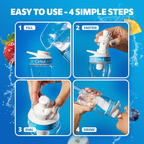 Sugar-Free Frosted Refreshers 6-Pack Variety Pack 1367 - Vitamin-Infused Natural Refreshing Flavor Core Detail
