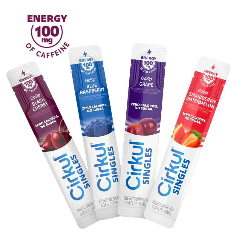 Refreshing Electrolyte 16-Pack  Singles GoSip Bundle H74N - Electrolyte Hydration Enhanced Taste Cartridges - Default Title
