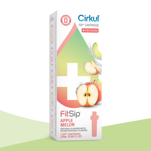 Natural Fruit Flavored FitSip Apple Melon 0S9F - Vitamin-Infused Natural Refreshing Flavor Core - Default Title