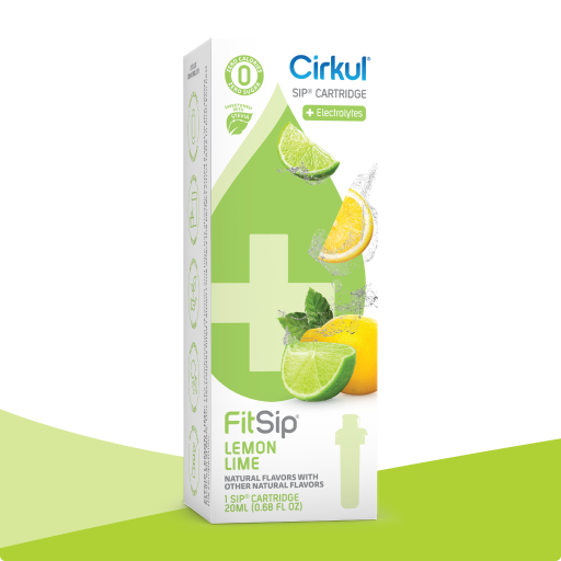 Refreshing Electrolyte FitSip Lemon Lime (Stevia) PO5V - Vitamin-Infused Natural Refreshing Flavor Core - Default Title