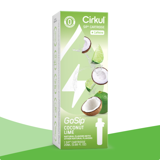 Natural Fruit Flavored GoSip Coconut Lime WWKC - Vitamin-Infused Natural Refreshing Flavor Core - Default Title