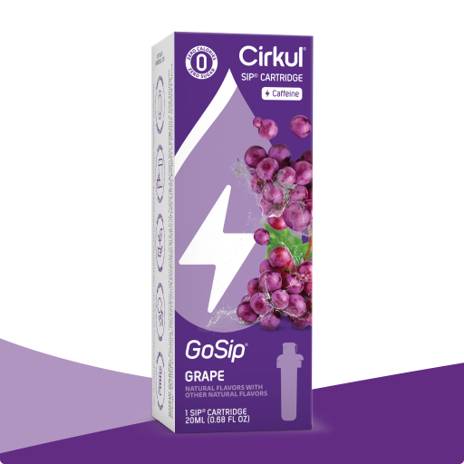 Natural Fruit Flavored GoSip Grape 7BNK - Vitamin-Infused Natural Refreshing Flavor Core - Default Title