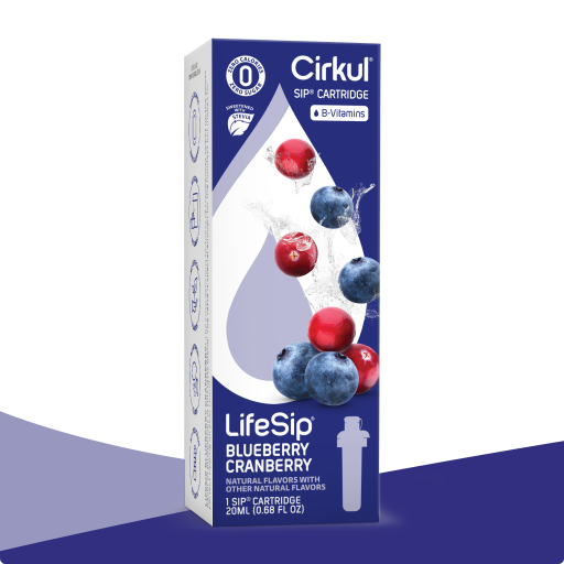 Vitamin-Infused LifeSip Blueberry Cranberry (Stevia) PE8M - Vitamin-Infused Natural Refreshing Flavor Core - Default Title