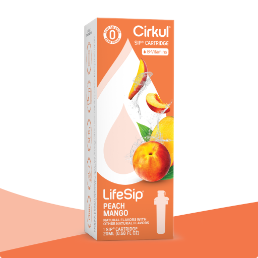Zero-Calorie LifeSip Peach Mango RH3C - Electrolyte Hydration Enhanced Taste Cartridges - Default Title