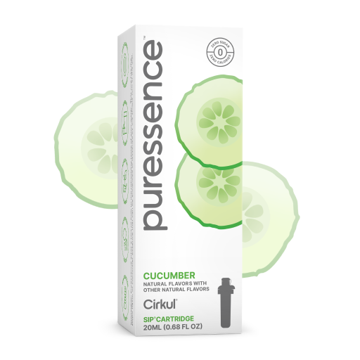Sugar-Free Puressence Cucumber (Unsweetened) 5WHH - Electrolyte Hydration Enhanced Taste Cartridges - Default Title