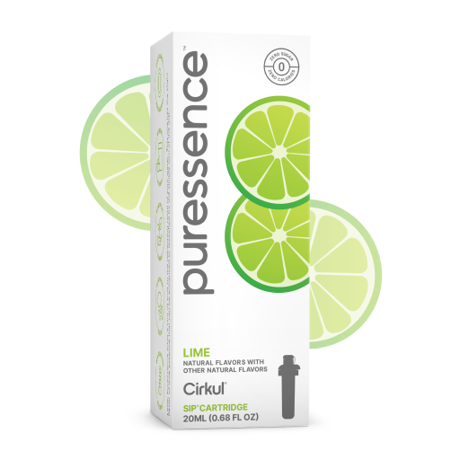 Zero-Calorie Puressence Lime (Unsweetened) DHD6 - Zero-Calorie Multi-Flavor Sip Pods for Water Bottle - Default Title