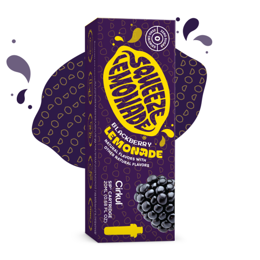 Zero-Calorie Squeeze Blackberry Lemonade AHVF - Sugar-Free Fruit Flavor Cartridge Refill - Default Title